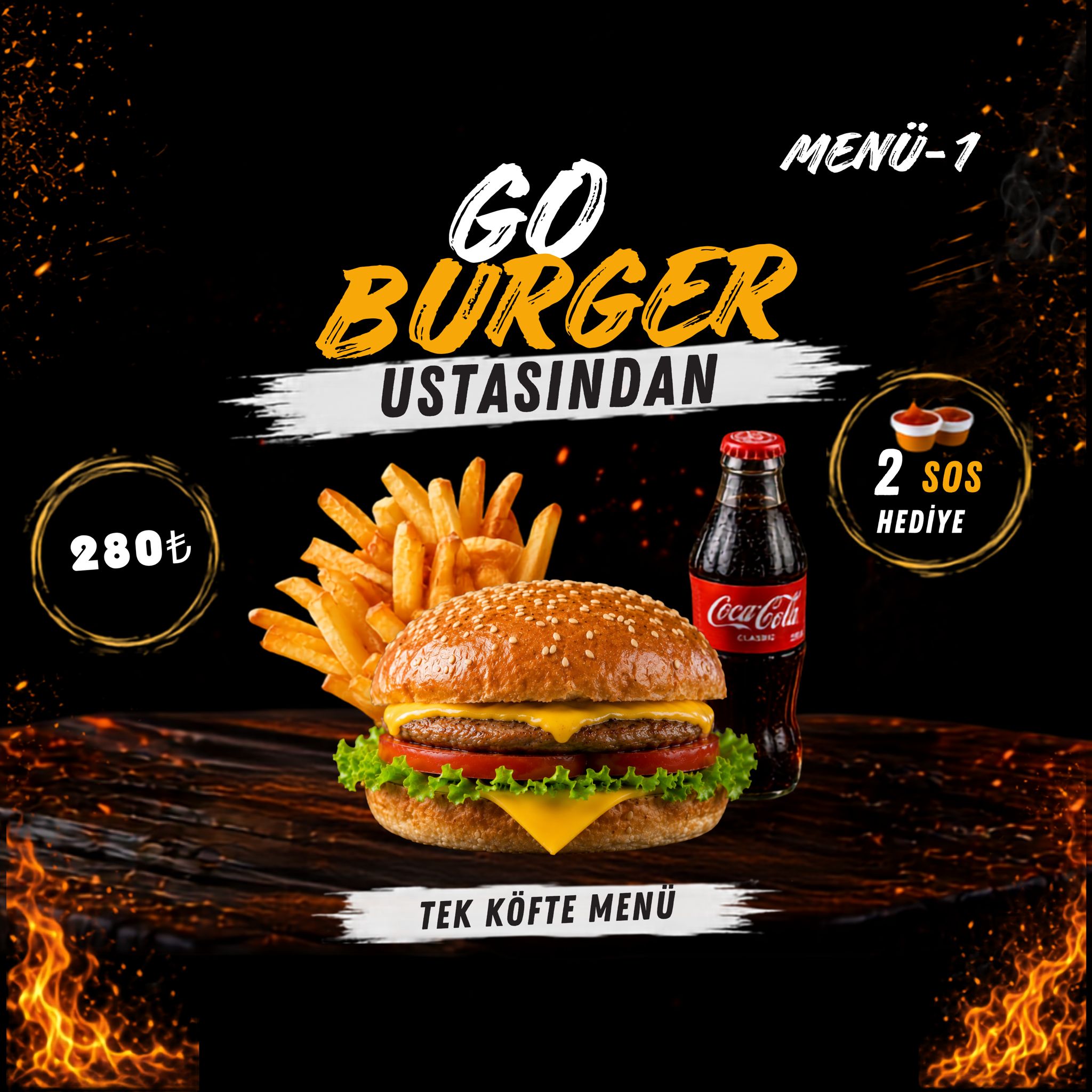 İmren GO Burger Menü