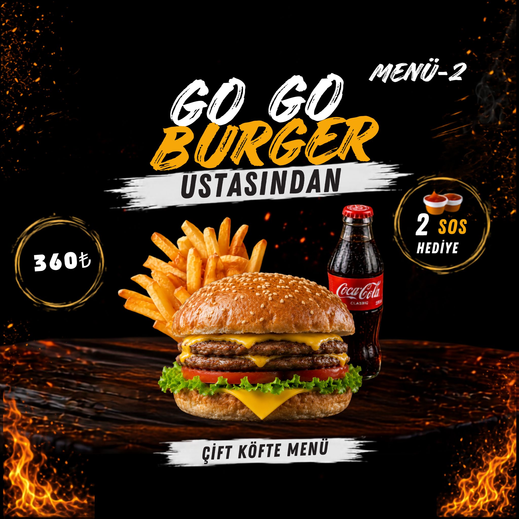 İmren GO GO Burger Menü